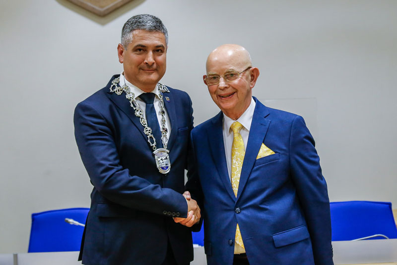 Įvyko pirmasis išrinktos naujos Neringos savivaldybės tarybos posėdis. Vytauto PETRIKO nuotr.