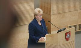 D. Grybauskaitė: žmonės emigruoja pasijutę svetimi savame krašte