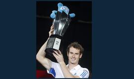 Turnyrą Šanchajuje laimėjo britų tenisininkas Andy Murray