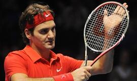 "ATP World Tour": į finalą iškopė ispanas Rafaelis Nadalis ir šveicaras Rogeris Federeris