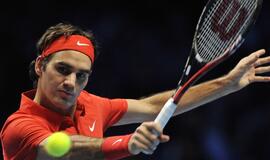 "World Tour" turnyre - Rodžerio Federerio ir Endžio Murėjaus pergalės