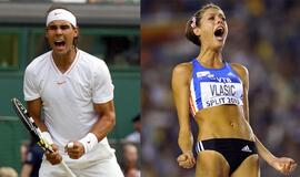 Žurnalistų nuomonė: geriausi sportininkai - Rafaelis Nadalis ir Blanka Vlašič