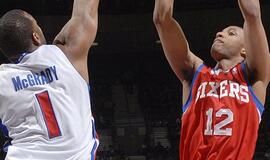 NBA: "76-ers" be Dariaus Songailos pralaimėjo "Pistons" ekipai