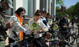 Norinčių pažinti Klaipėdą dviratininkų - vis daugiau