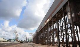 KLASCO oficialiai atidarė išplėstą grūdų terminalą