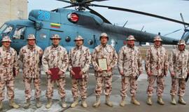 Apdovanoti iš misijos Afganistane grįžę OPMG-2 kariai