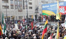 Mitinge "Už Lietuvą! Už teisingumą!" - pagyros Antikorupcijos komisijai