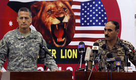 Jordanijoje prasidėjo tarptautinių pajėgų pratybos "Eager Lion 2012"