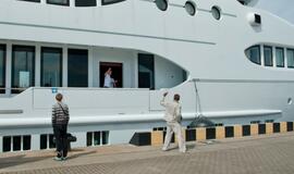 Klaipėdą aplankė prabangi Kuveito verslininko jachta