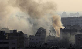 Per Izraelio antskrydžius Gazos ruože žuvo aštuoni palestiniečiai