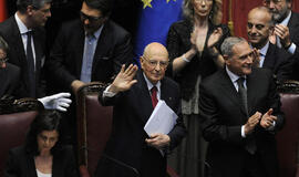 Italijos prezidentas pradėjo skubias diskusijas su partijų lyderiais