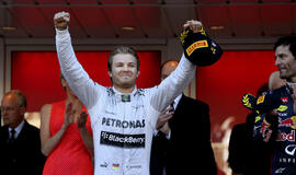 Monako "Grand Prix" lenktynes laimėjo vokietis Nikas Rosbergas