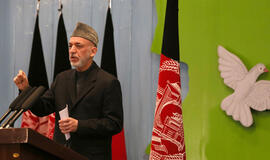 Hamidas Karzajus: "Afganistanas gali boikotuoti derybas su Talibanu"