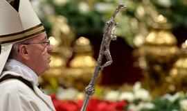 Vatikane popiežius Pranciškus aukojo pirmąsias savo Piemenėlių mišias