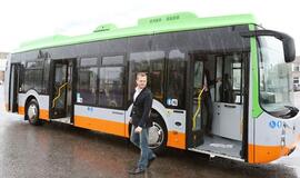 Klaipėdos gatvėse - elektra varomas autobusas