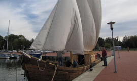 Kuršių laivui "Dreverna" palinkėta gero vėjo