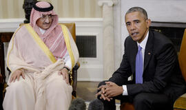 JAV prezidentas su Saudo Arabijos lyderiais aptarė Irano branduolinę programą