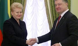 Prezidentė susitiks su Ukrainos vadovu