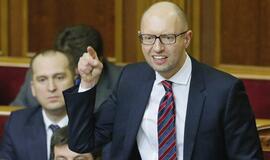 Ukrainos parlamentas pareiškė pasitikėjimą Aarsenijumi Jaceniuku
