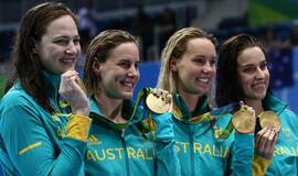 Rio de Žaneiro olimpinių žaidynių medalių lentelėje pirmauja Australija
