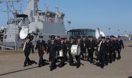 Karinių jūrų pajėgų šauktinių atsargos ceremonija