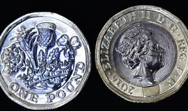 Britai išleidžia į apyvartą vieno svaro monetą su holograma