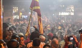 Nacionalistai šturmavo Makedonijos parlamentą