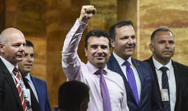 Makedonijos parlamentas patvirtino naująją šalies vyriausybę
