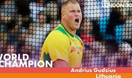 Andrius Gudžiui – pasaulio čempionato auksas