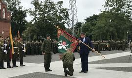 Pėstininkų brigadai „Žemaitija“ įteikta kovinė vėliava