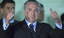 Brazilijos prezidentui antrą kartą pavyko išvengti teismo