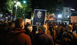 Izraelyje vyko masiniai protestai prieš Benjaminą Netanjahu ir korupciją