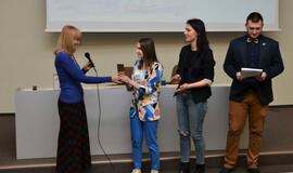Klaipėdos universitete išdalintos jubiliejinės auksinės burės