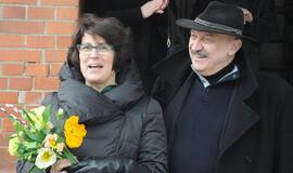 Klaipėdoje susituokė R. Laužikienė ir V. Masalskis