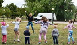 "Mamų fiesta": sportuoti galima bet kur