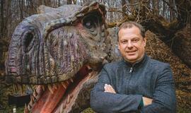 Dinozaurų parko įkūrėjas nepabūgo išbandymų