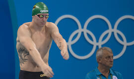Dar kartą Lietuvos rekordą pagerinęs plaukikas Simonas Bilis pasaulio čempionate finišavo ketvirtas