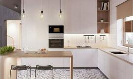 Baltas virtuvės interjeras gali būti praktiškas?