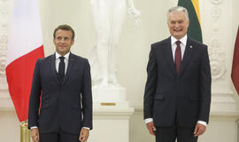 G. Nausėda susitiko su Prancūzijos prezidentu E. Macronu