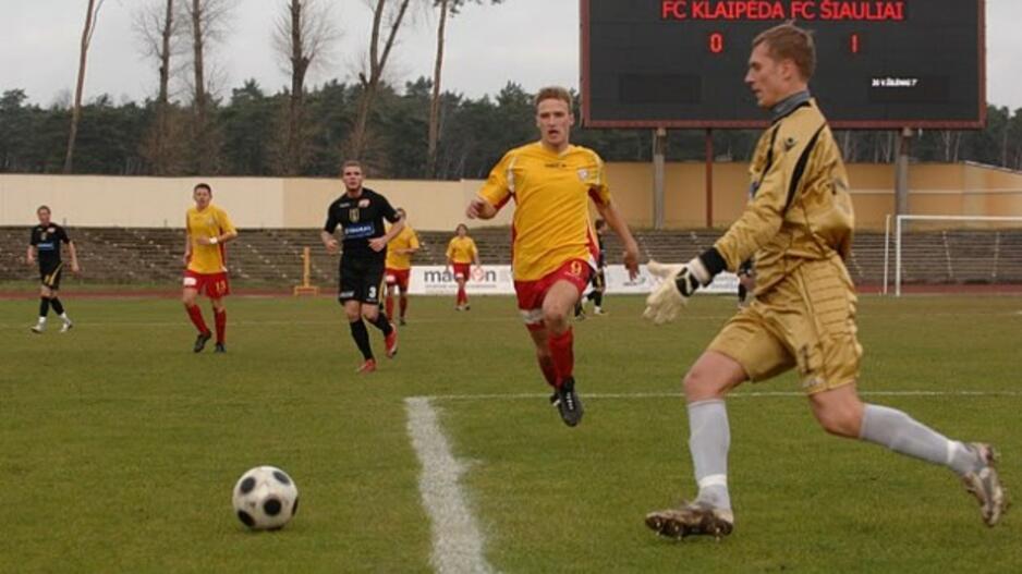 "FC Klaipėda" -Šiaulių "Šiauliai" 0:7
