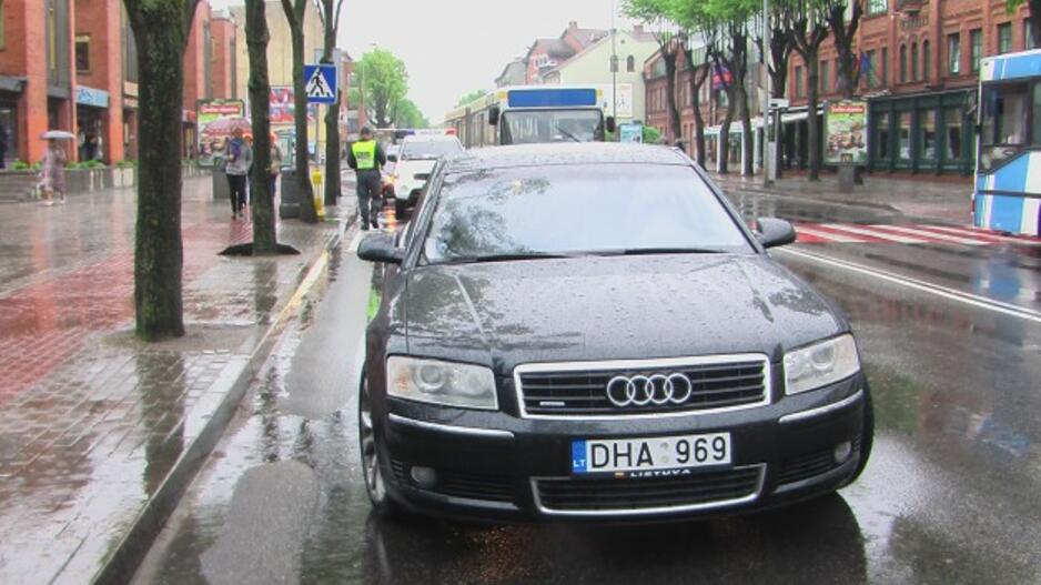 "Audi A8" perėjoje partrenkė moterį