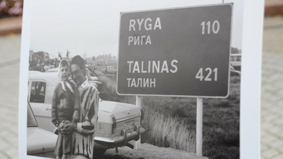 Klaipėdiečiai paminėjo Baltijos kelio 25-metį