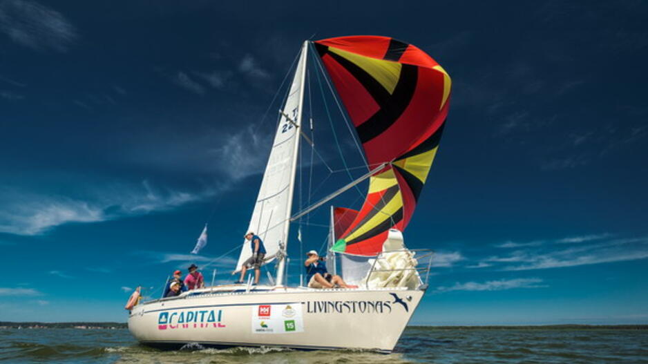 Tarptautinė „Kuršių marių regata“ artėja link finišo