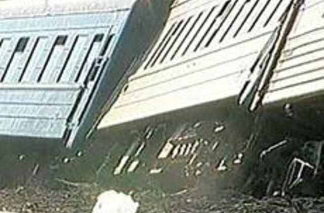 Rusijoje per traukinio avariją nukentėjo 42 žmonės
