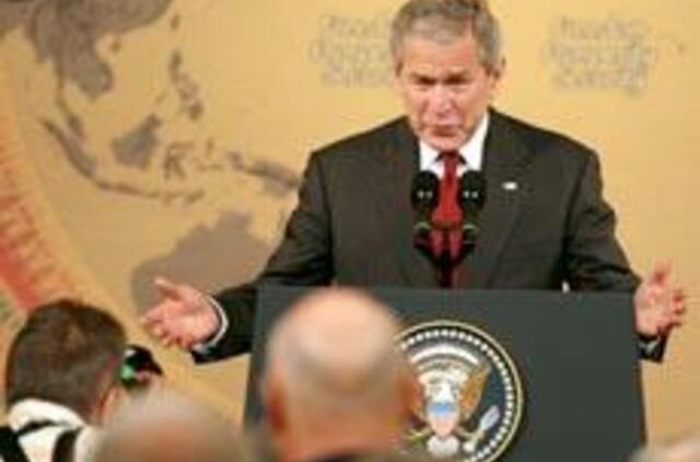 Vokiečiai Dž. V. Bušą laiko pavojingesniu už V. Putiną