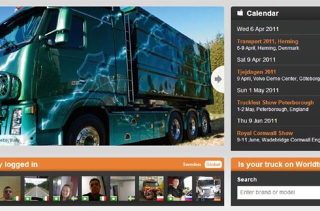 "Volvo“ sukūrė  sunkvežimių vairuotojų bendruomenę internete