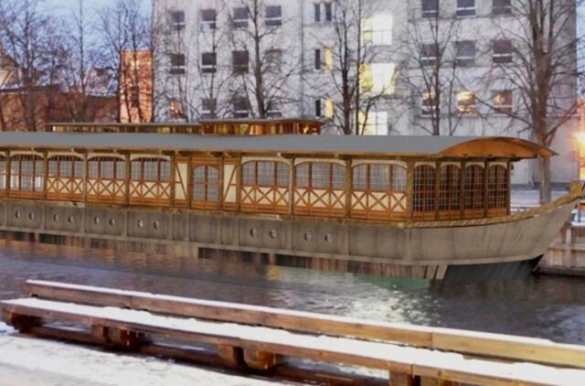 Laivas-restoranas Danėje architektams priminė Bankoką