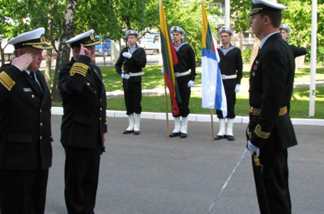 Klaipėdoje lankosi Lenkijos karinių jūrų pajėgų vadas