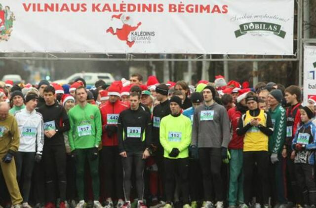 Vilniuje startavo Kalėdinis bėgimas