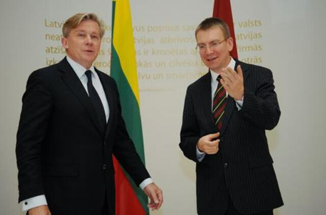 Audronius Ažubalis Latvijoje paragino kurti bendrą kultūrinę bei informacinę erdvę